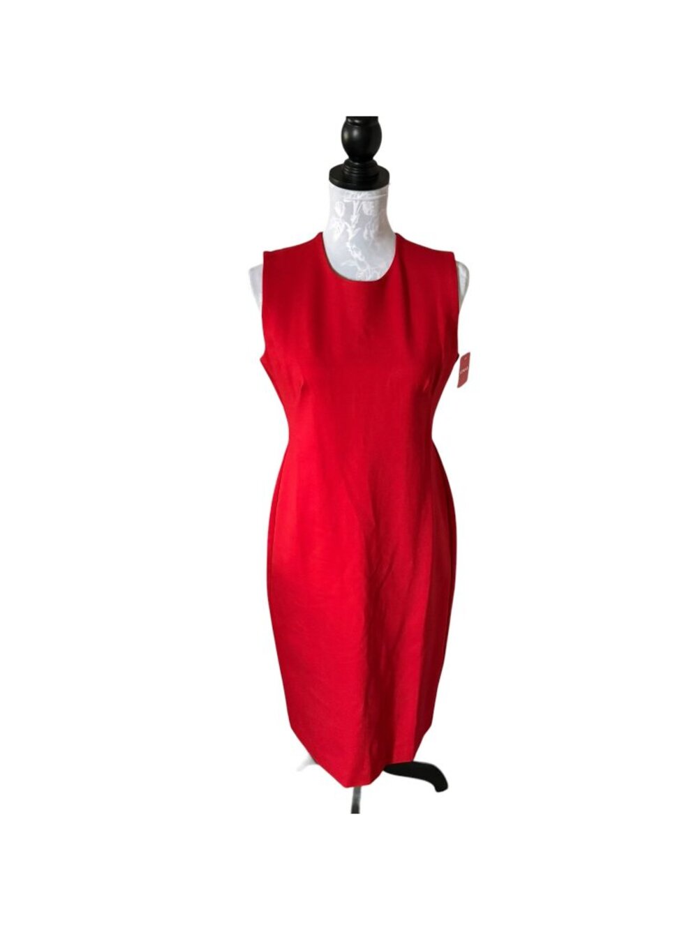 SPANX NWT Spanx 20380R The Perfect Fitted Sheath in True Red Ponte Sleeveless Dr